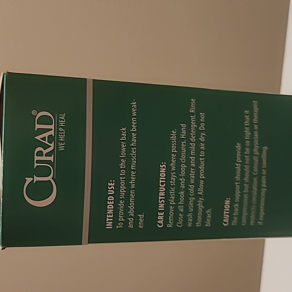 CURAD Universal Elastic Back Brace for Back Pain and Lower Back Pain, Universal - Picture 5 of 12